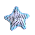 Estrela do Mar Articulada Sensoria branco iridescente em impressão 3D — vista de cima
