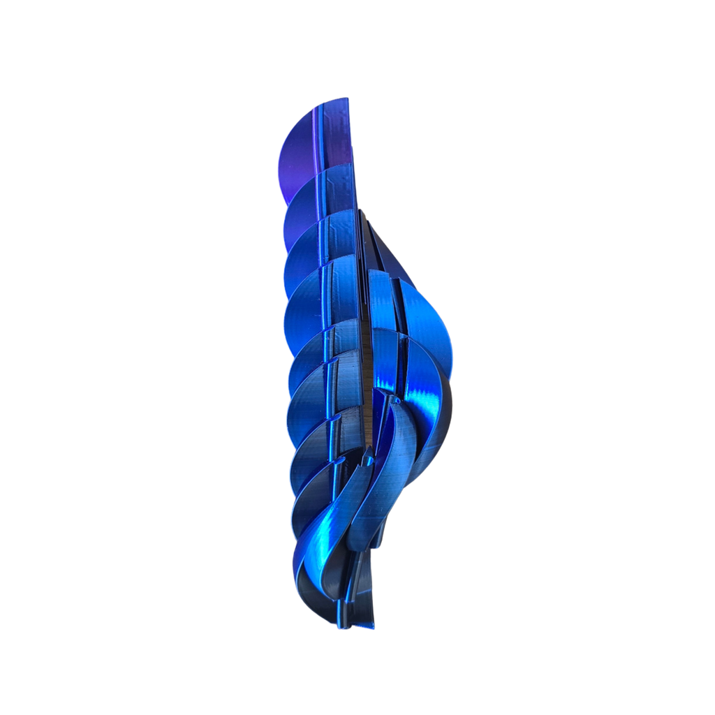 Órbita Flow esfera sensorial aberta  — fidget tátil impressão 3D